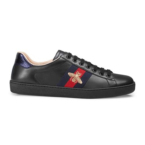 scarpe gucci ace nere|Gucci.